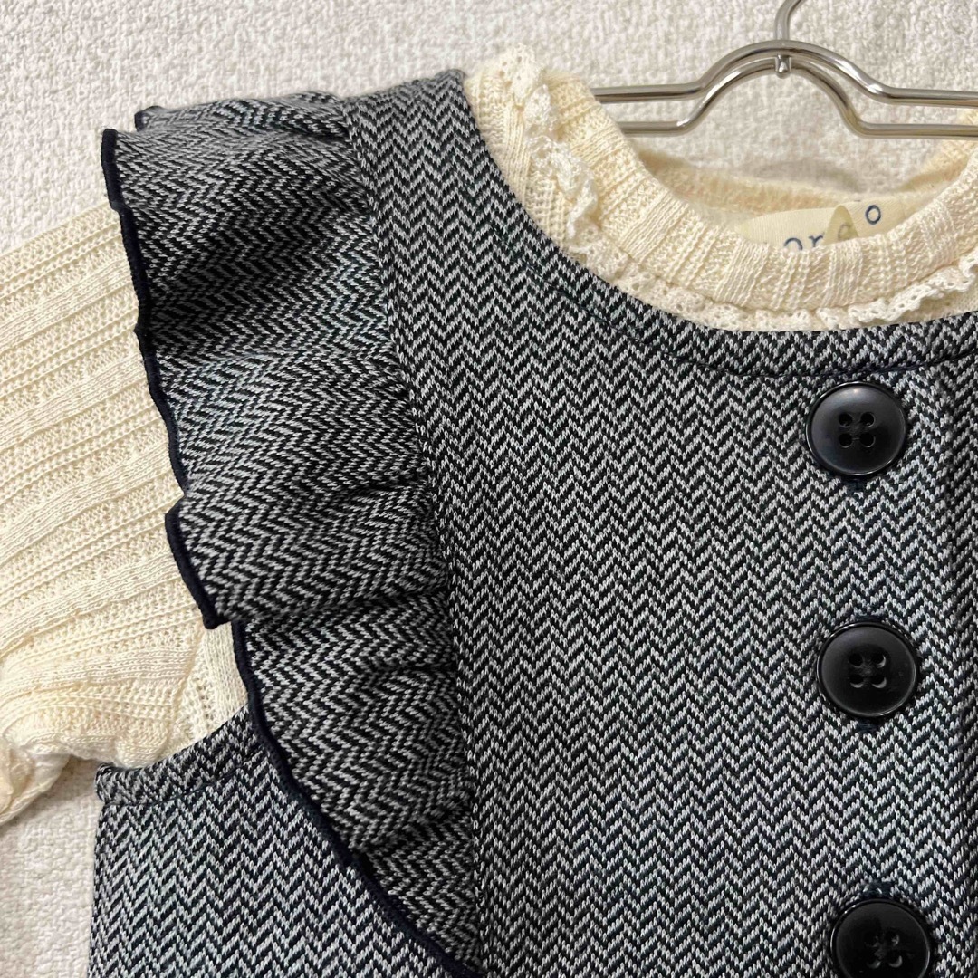 KP(ニットプランナー)のKP KNIT PLANNER 90サイズ ジャンパースカート セット キッズ/ベビー/マタニティのキッズ服女の子用(90cm~)(ワンピース)の商品写真