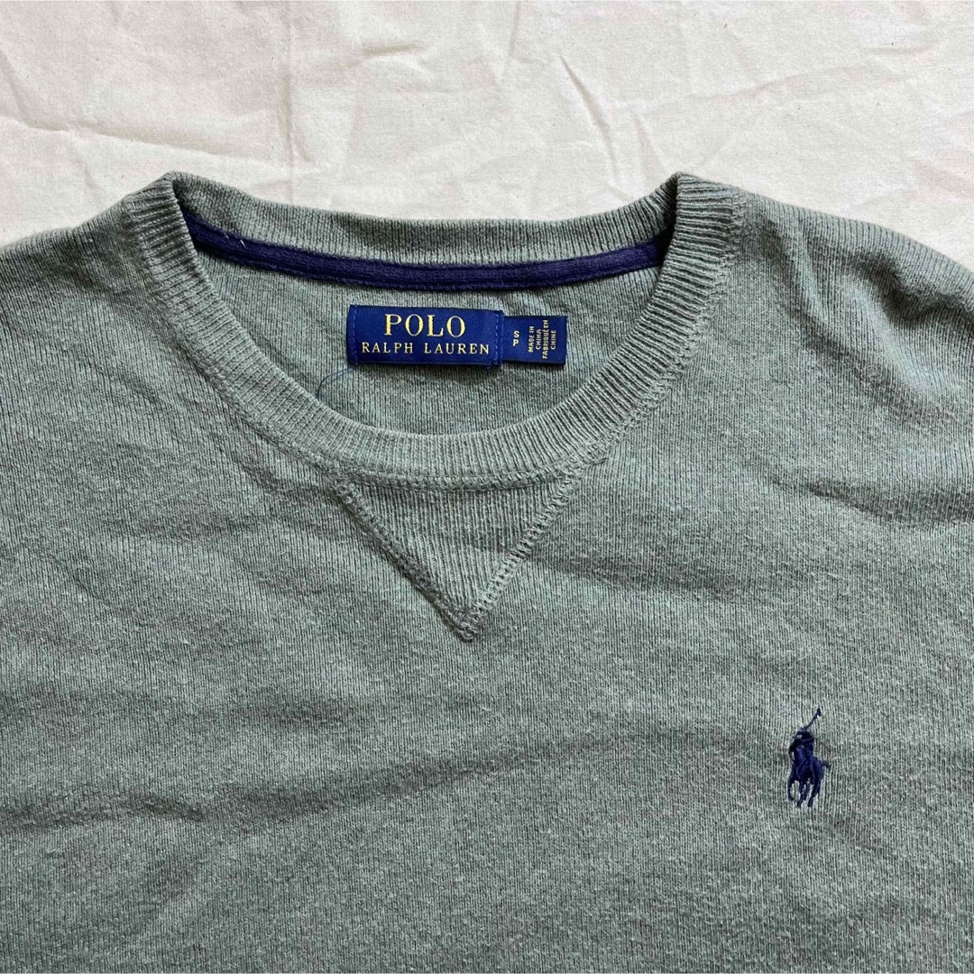 POLO RALPH LAUREN(ポロラルフローレン)のPoloRalphLauren(USA)ビンテージコットンクルーネックニット メンズのトップス(ニット/セーター)の商品写真