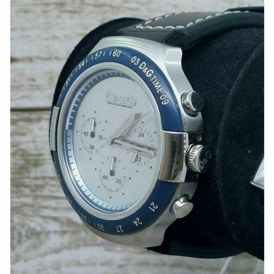 DOLCE&GABBANA(ドルチェアンドガッバーナ)の動作品　ドルチェ＆ガッバー　 腕時計　ドルガバ　クロノグラフ　D&G　定価5万円 メンズの時計(腕時計(アナログ))の商品写真