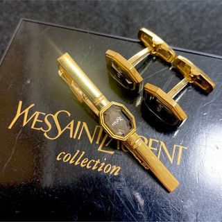 イヴサンローラン(Yves Saint Laurent)のイヴサンローラン　vintage タイピン　カフス　ビジネス　スーツ(ネクタイピン)