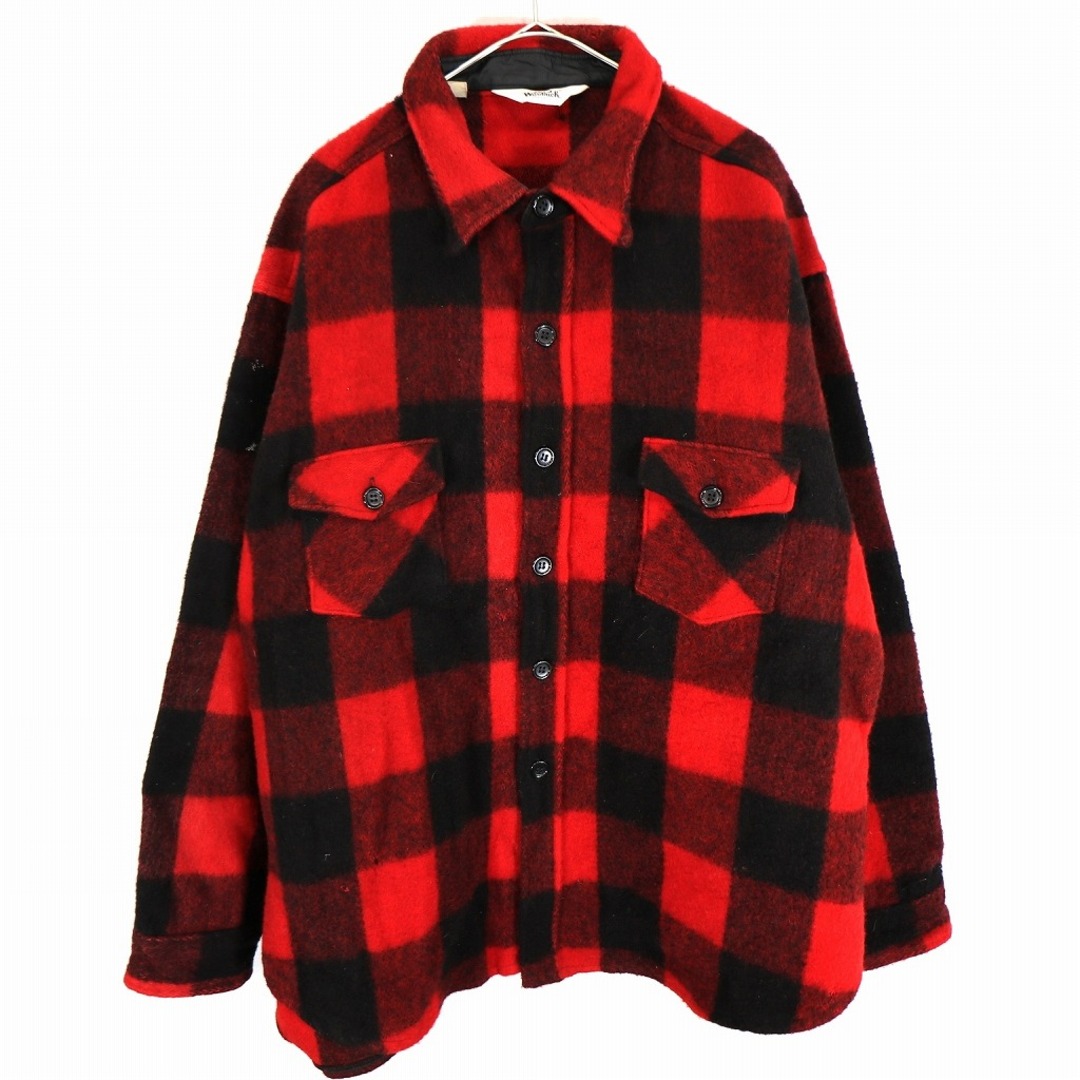 WOOLRICH - 70年代 USA製 WOOLRICH ウールリッチ ウールシャツ