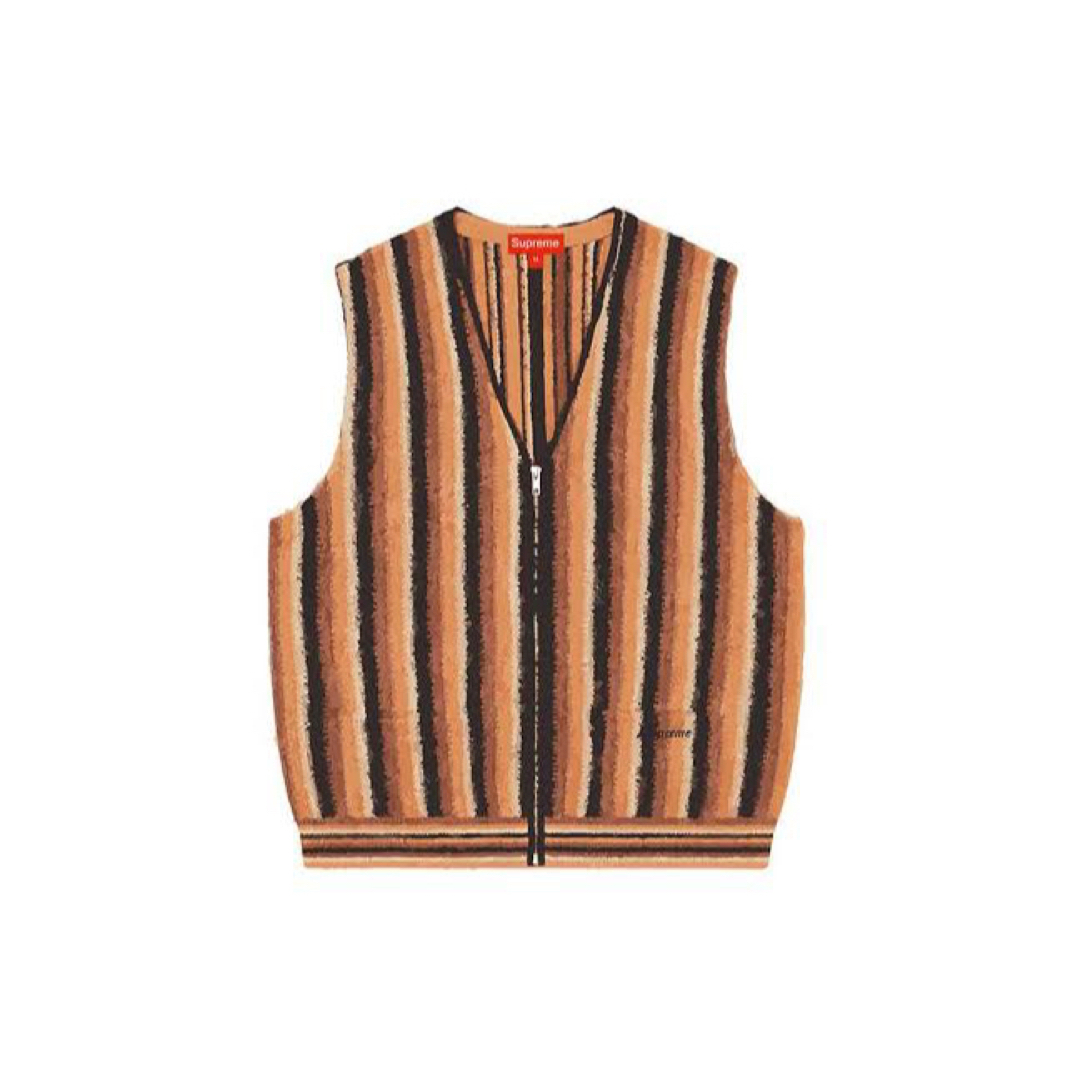 supreme stripe sweater vest L size