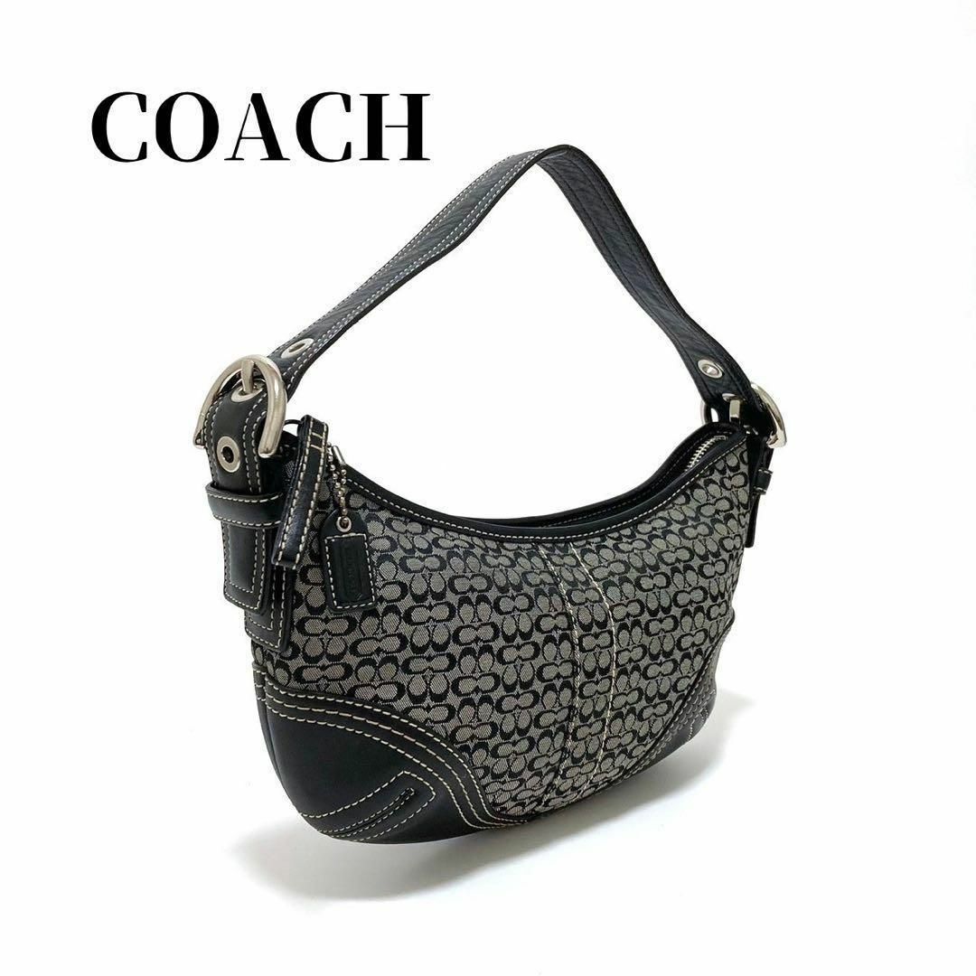 ✨美品✨COACH コーチ シグネチャー ワンショルダー ハンドバッグ ピンク