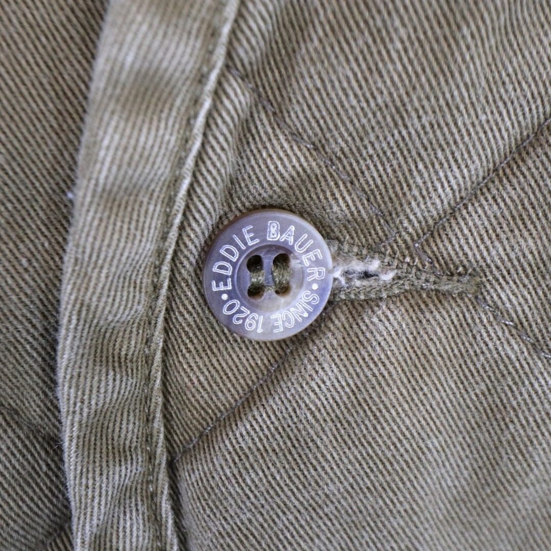 90年代 Eddie Bauer エディーバウアー キルティング ベスト 大きいサイズ アウトドア ライトブラウン (メンズ XXL) 中古 古着 O2000