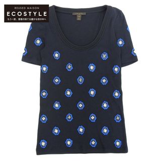 ルイヴィトン(LOUIS VUITTON)のルイヴィトン LOUIS VUITTON ルイ ヴィトン モノグラム コットン混 半袖 Tシャツ トップス レディース ブラック XS XS(タイツ/ストッキング)