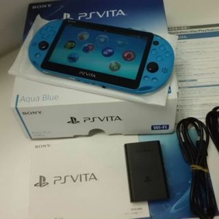 プレイステーションヴィータ(PlayStation Vita)のPSVITA PCH-2000 Aqua Blue(携帯用ゲーム機本体)