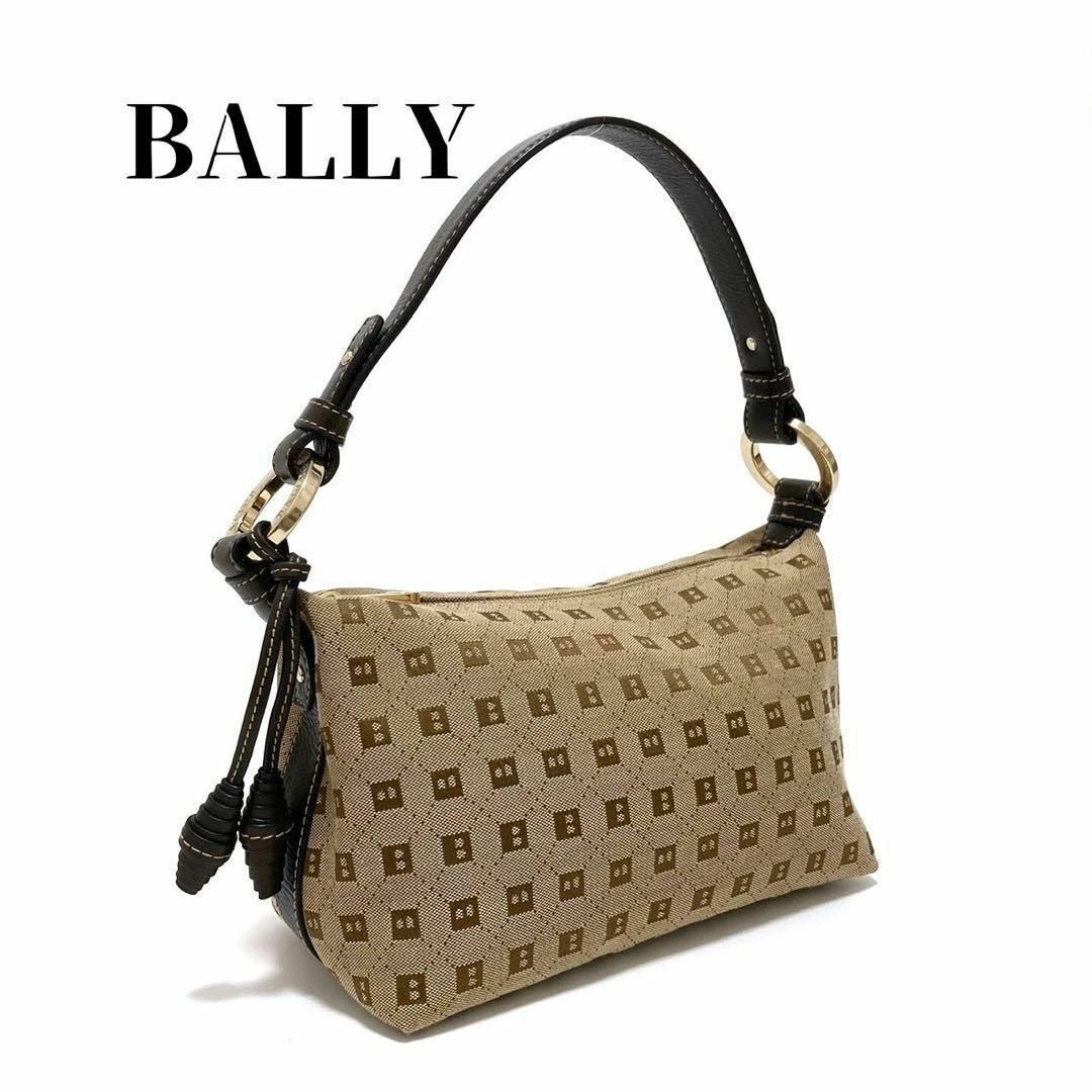 BALLY バリー バッグ ショルダー キャンバス レザー