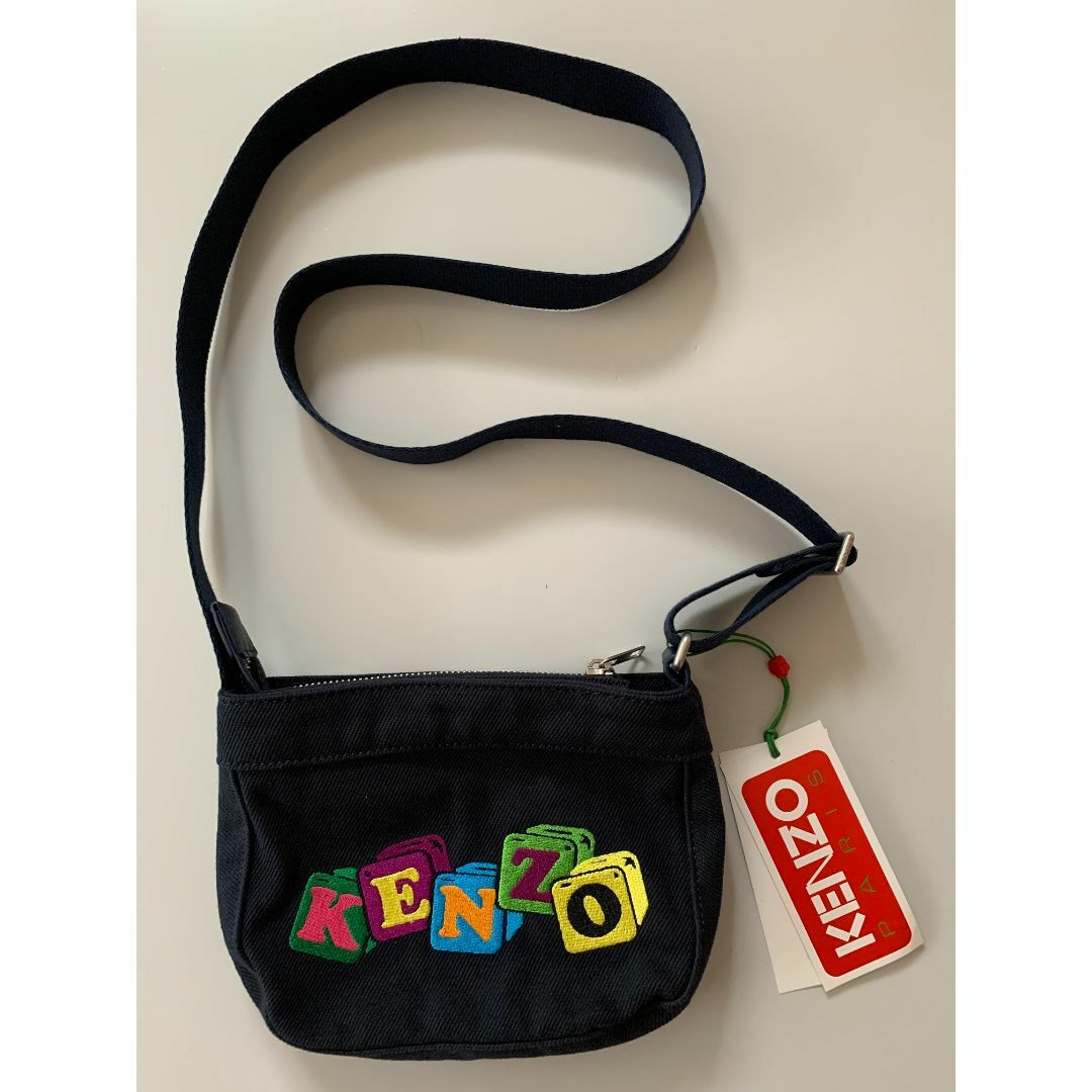 KENZO - Kenzo Boke Boyコレクション ネイビー スモール バッグ KENZO - Kenzo Boke Boyコレクション ネイビー スモール バッグ