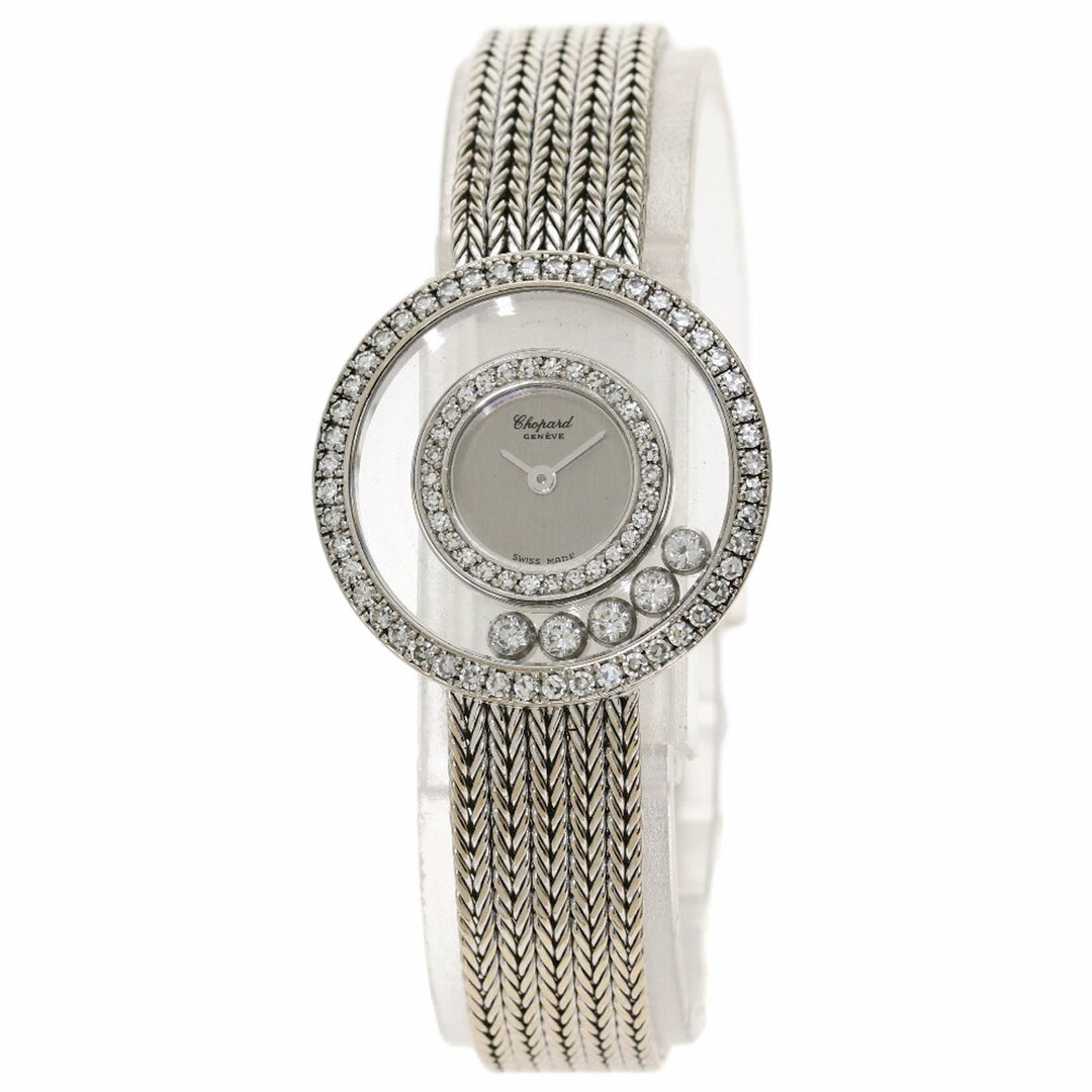 Chopard 20/4355 ハッピーダイヤモンド 腕時計 K18WG K18WG ダイヤモンド レディース