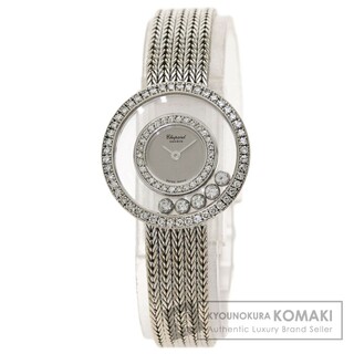 ショパール(Chopard)のChopard 20/4355 ハッピーダイヤモンド 腕時計 K18WG K18WG ダイヤモンド レディース(腕時計)