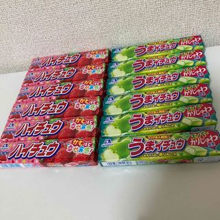 モリナガセイカ(森永製菓)の森永　ハイチュウ　青リンゴ　グリーンアップル　ストロベリー　12本セット(菓子/デザート)