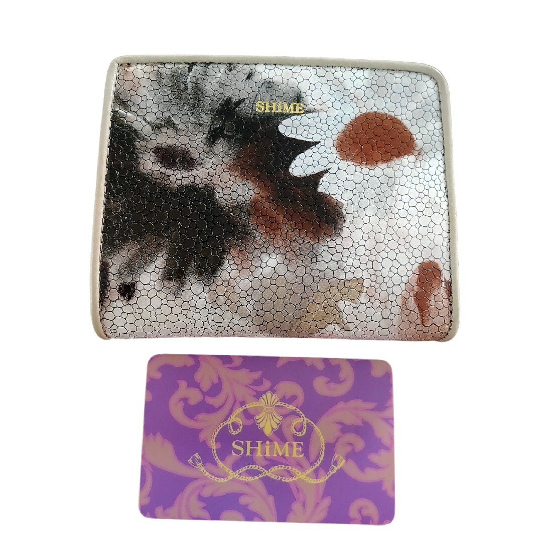 SHIME(シィメ)の未使用品 SHiME レザー 財布 シィメ 折り財布  L字ファスナー レディースのファッション小物(財布)の商品写真