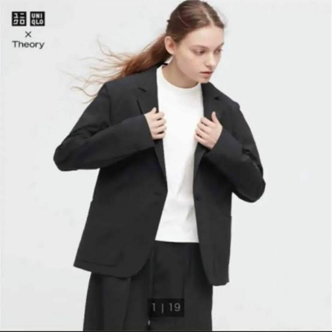 UNIQLO セオリー 感動ジャケット ブラック L  レディース