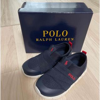 ポロラルフローレン(POLO RALPH LAUREN)の【美品】ポロ ラルフローレン スリッポン キッズ スニーカー(スリッポン)