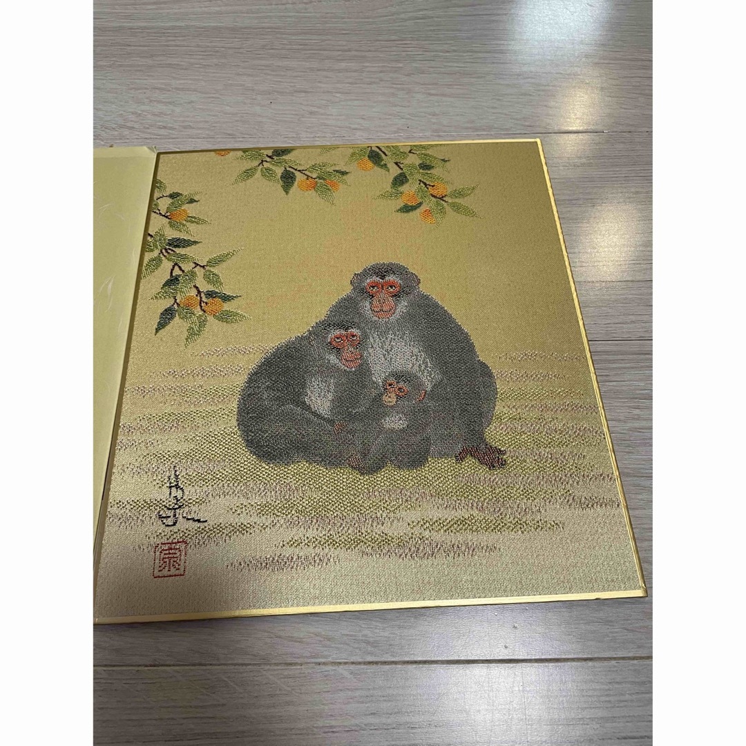 綾錦織 憩 斉藤宗 原画 - 絵画/タペストリ