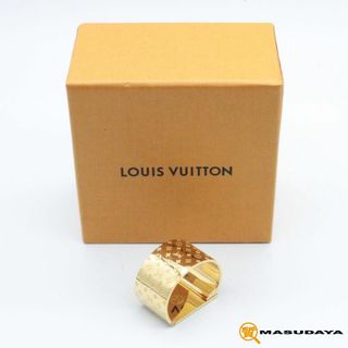 ルイヴィトン(LOUIS VUITTON)のルイヴィトン テキスタイルブローチ ナノグラムスカーフリングM00226【美品】(バンダナ/スカーフ)