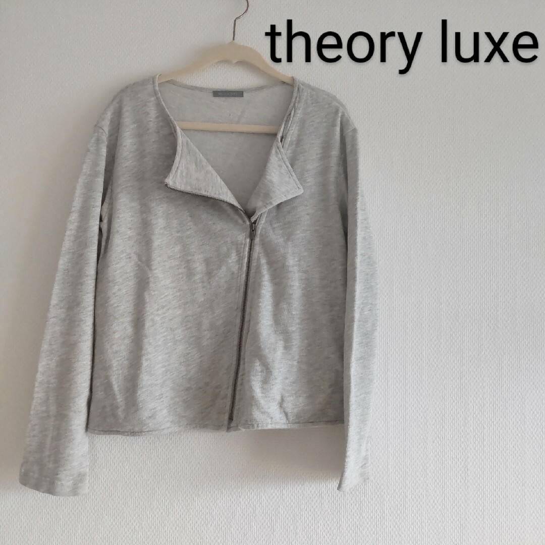 Theory luxe(セオリーリュクス)のセオリーリュクス ブルゾン ライトグレー レディースのジャケット/アウター(ブルゾン)の商品写真