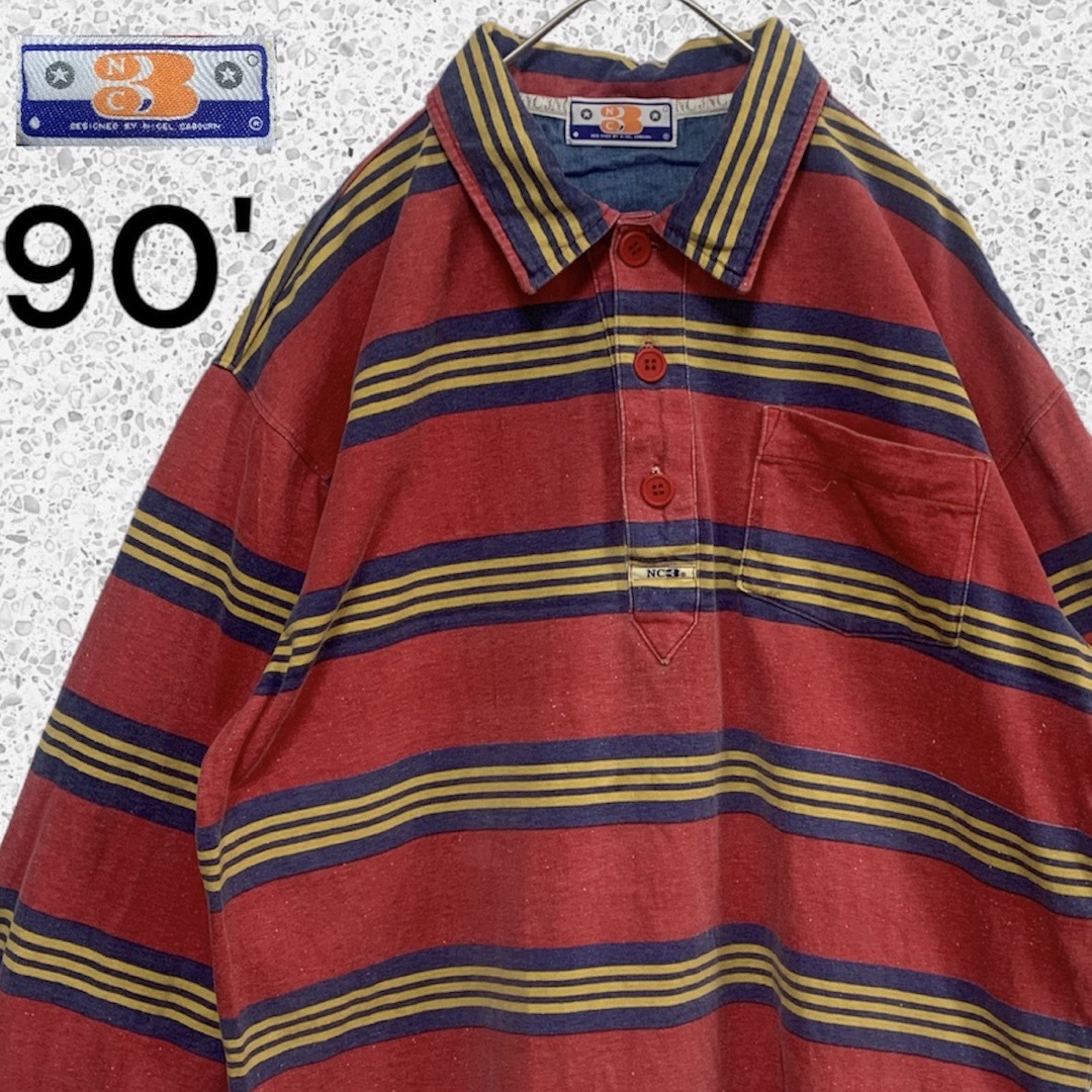 希少！NIGEL CABOURN/ナイジェルケーボン90年ヴィンテージポロシャツ
