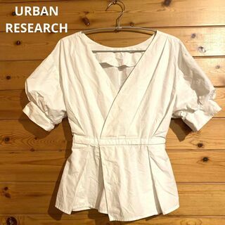 アーバンリサーチ(URBAN RESEARCH)のURBAN RESEARCH(アーバンリサーチ)カットソー ホワイト ♡(カットソー(半袖/袖なし))