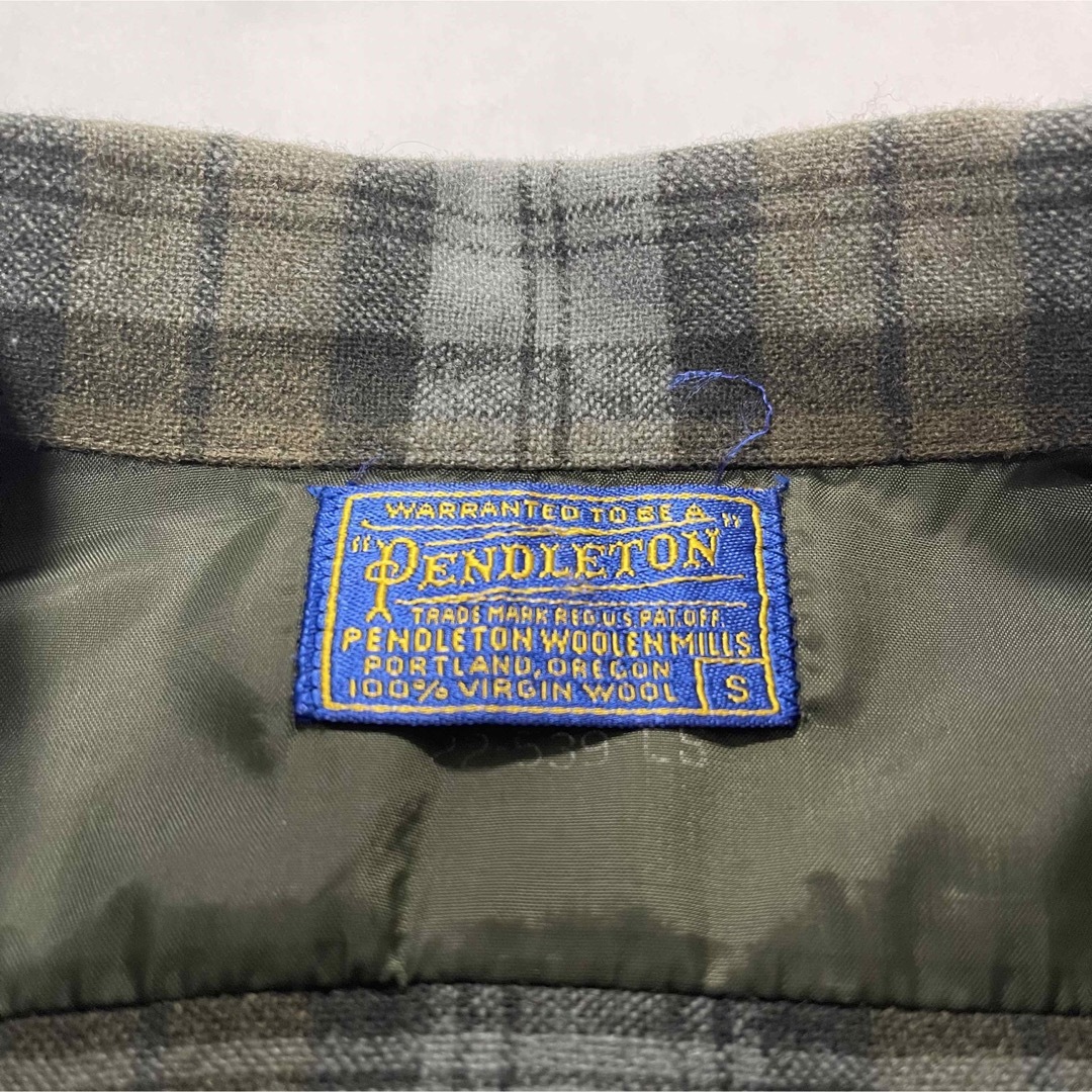 50's　USA 製　PENDLETON ペンドルトン　ウールシャツ　開襟シャツ