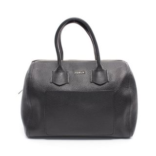 【未使用】FURLA アルバ サッチェル カーフ レザー ミニボストンバッグ
