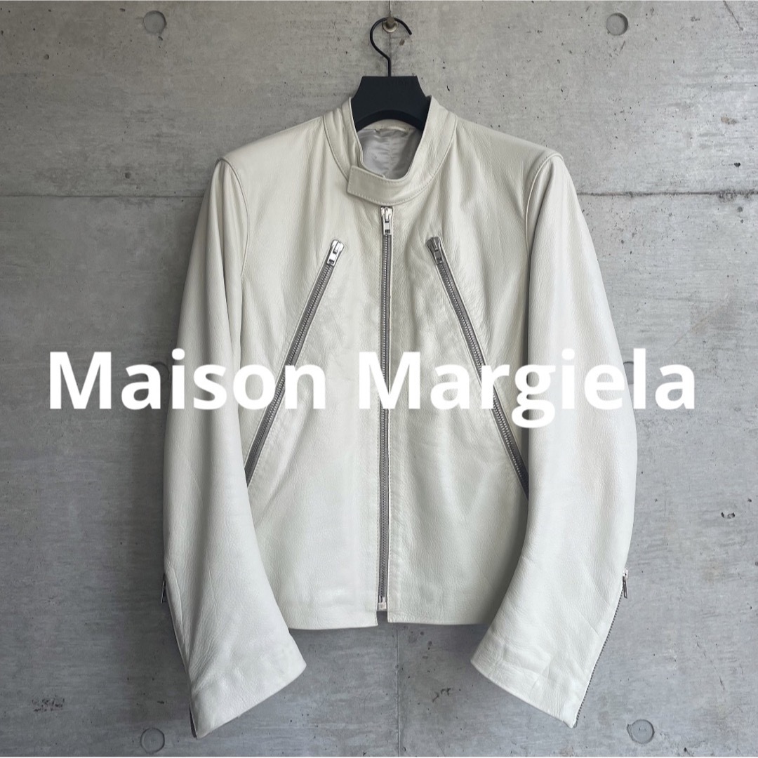 Maison Martin Margiela 八の字 レザーライダースジャケット