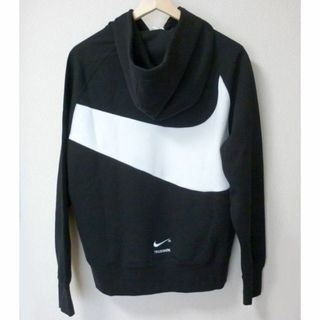 【良品】NIKE ナイキ モンスターパーカー モッズ ビッグスウッシュ 黒 XL