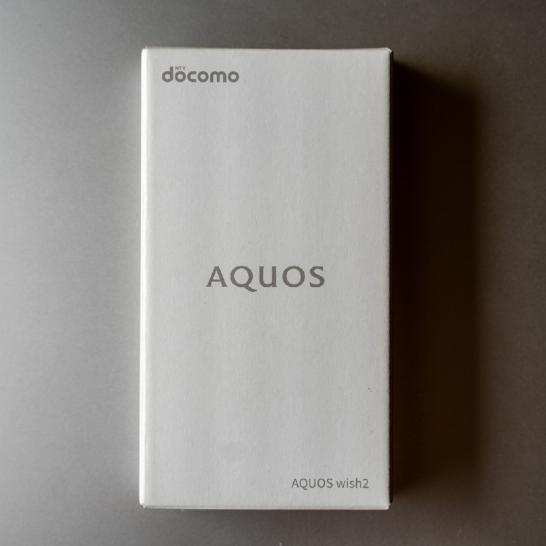 未使用 SHARP AQUOS wish2 SH-51C ホワイト SIMフリー-