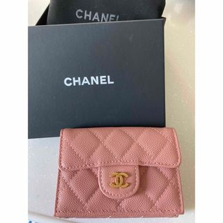 シャネル(CHANEL)のCHANEL シャネル ミニウォレット キャビアスキン 財布　ミニ財布(財布)