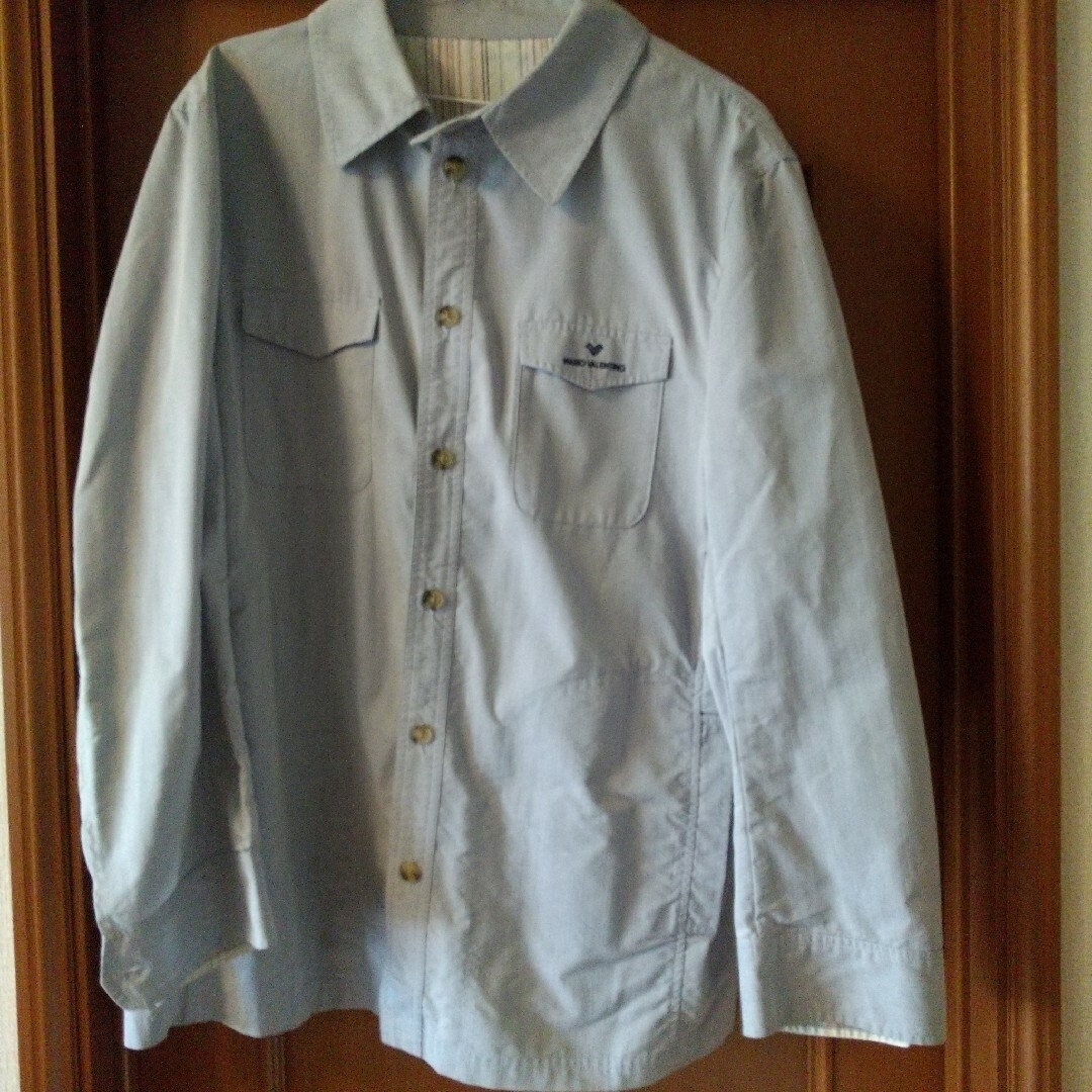 MARIO VALENTINO(マリオバレンチノ)の難あり マリオバレンチノのシャツ兼羽織りメンズLL メンズのジャケット/アウター(テーラードジャケット)の商品写真