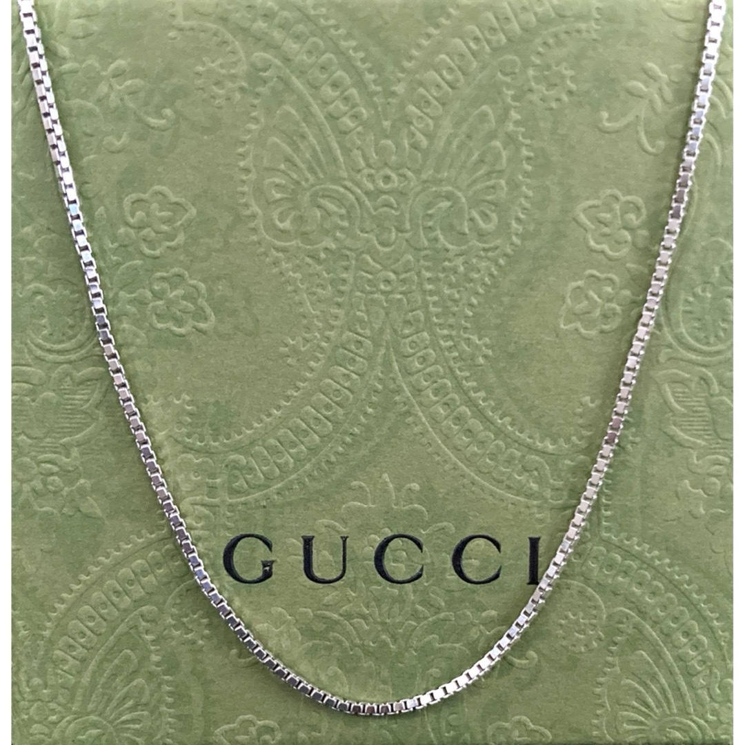 Gucci - グッチ ベネチアンチェーンネックレス シルバー925(65.5-75.5