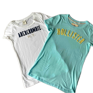 アバクロンビーアンドフィッチ(Abercrombie&Fitch)の半袖Tシャツ2枚セット アバクロ&ホリスター(Tシャツ(半袖/袖なし))