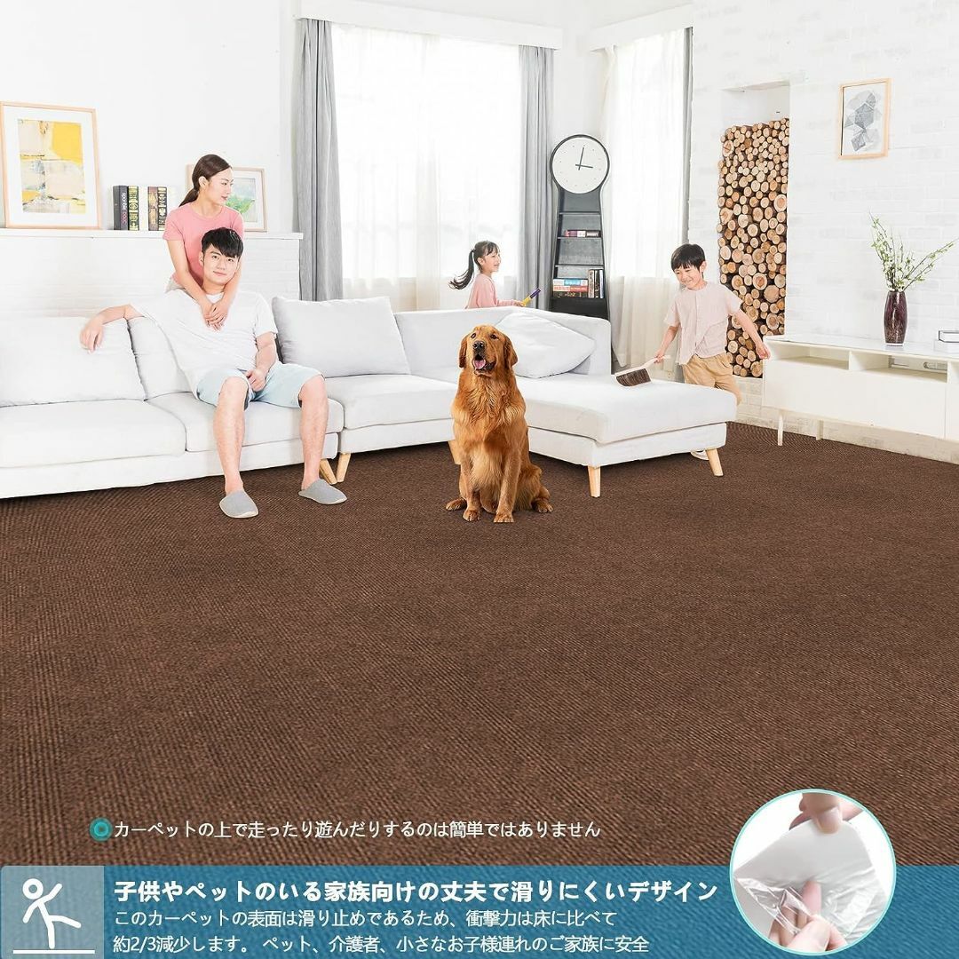 【色: ベージュ】VOTUDX廊下敷き 廊下 カーペット 約300*60cm 防