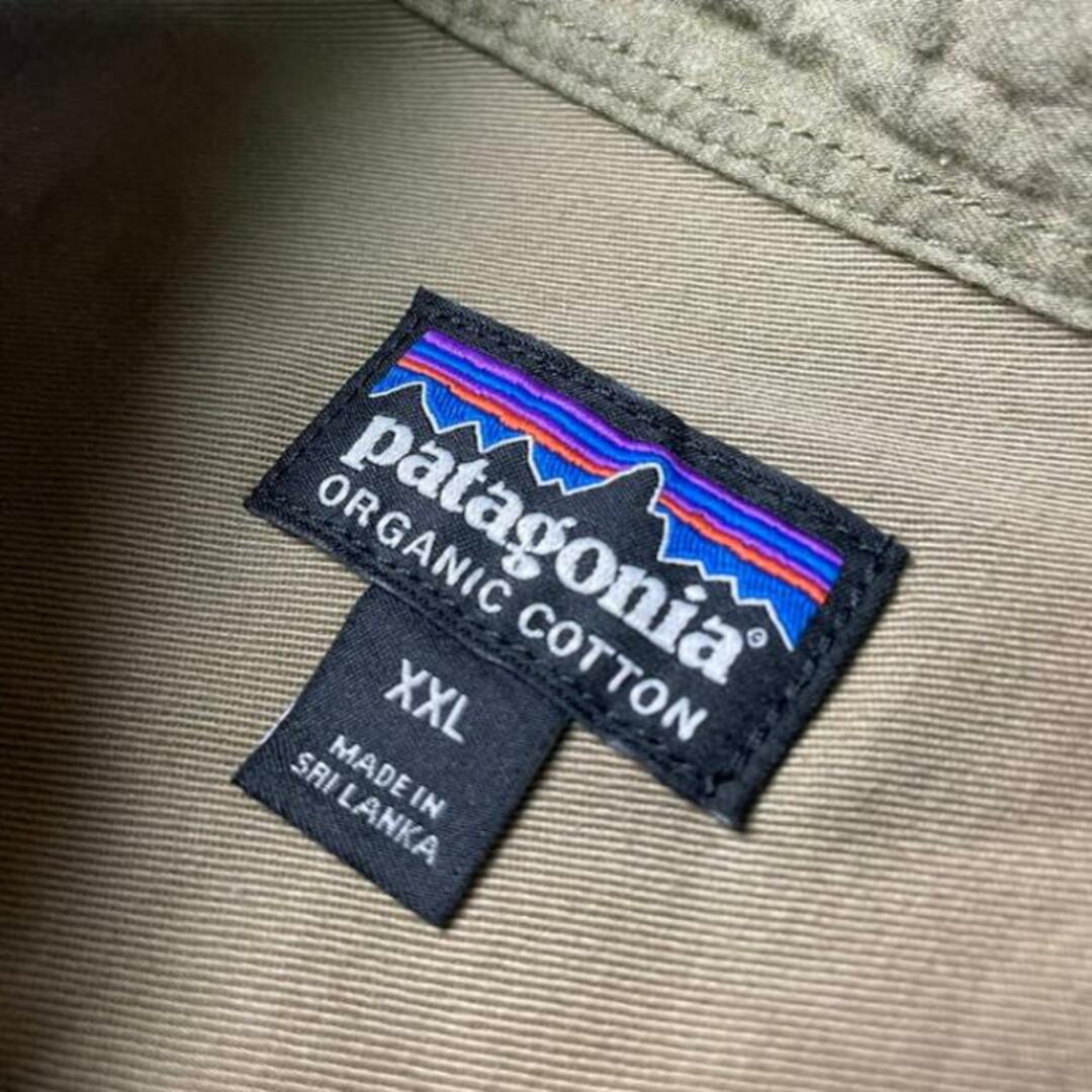 19年製 Patagonia パタゴニア オーガニックコットン 長袖シャツ メンズ2XL