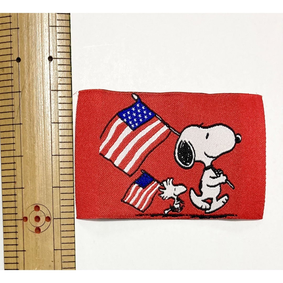 スヌーピー 刺繍 タグ 20枚 ハンドメイドの素材/材料(各種パーツ)の商品写真