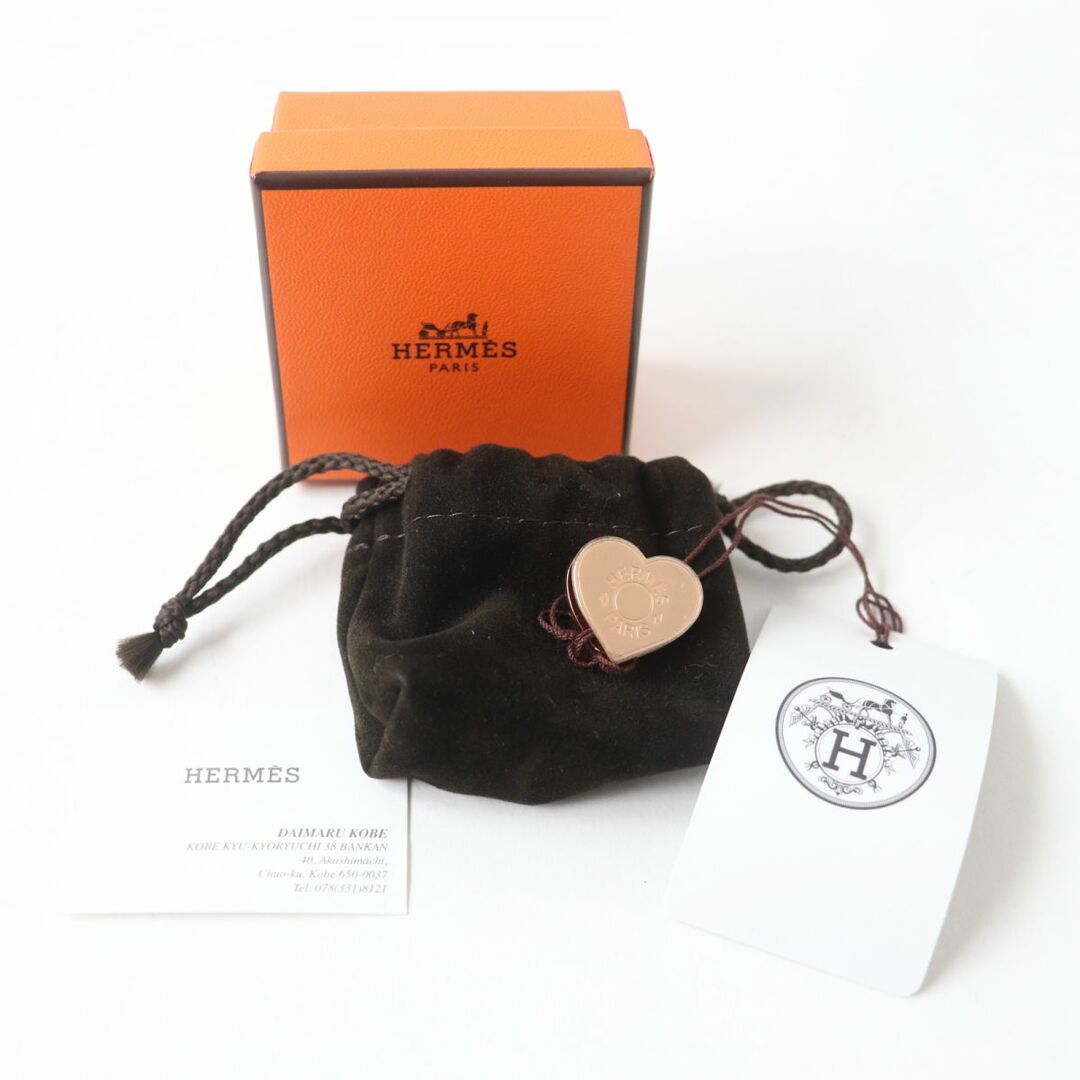ツイリーリング エルメス HERMES ハート 未使用 クロ ツイリー リング