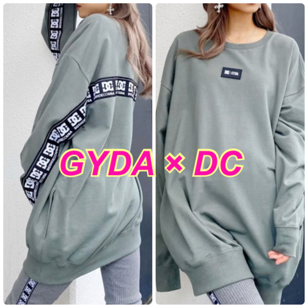 GYDA×DCトレーナー スエットプルオーバー - Tシャツ/カットソー(七分/長袖)
