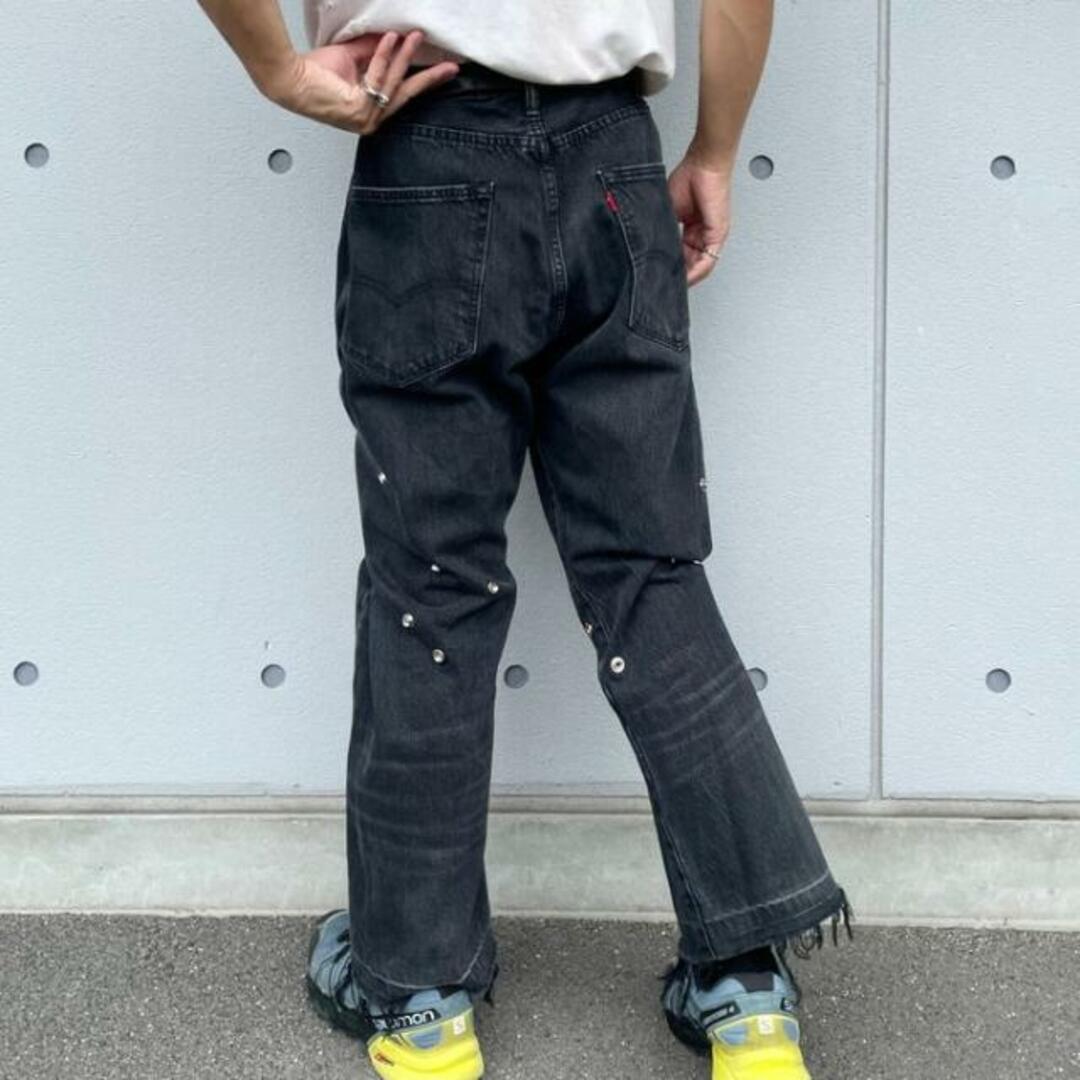 Levi's - 【original】"snap custom 501 black denim pants" Levi's