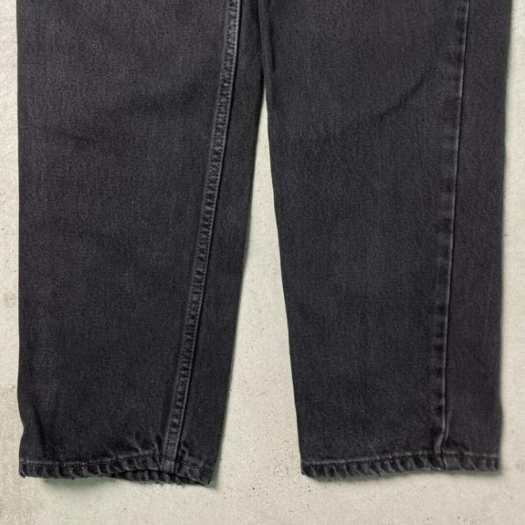 90年代 リーバイス Levi's 15951 RELAXED FIT TAPERED LEG ブラックジーンズ テーパードデニムパンツ レディースL(w27) ヴィンテージ /eaa319992