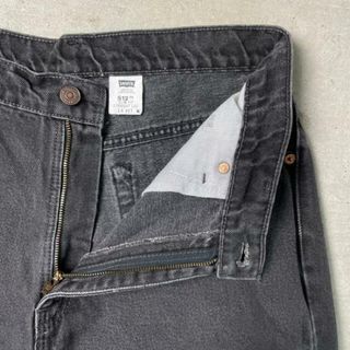 90年代 リーバイス Levi's 15951 RELAXED FIT TAPERED LEG ブラックジーンズ テーパードデニムパンツ レディースL(w27) ヴィンテージ /eaa319992