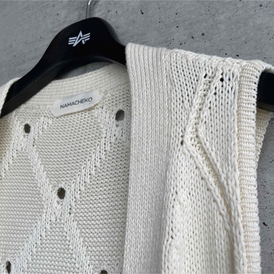 NAMACHEKO - 新品 namacheko ナマチェコ 21SS ニット ベスト ジレの