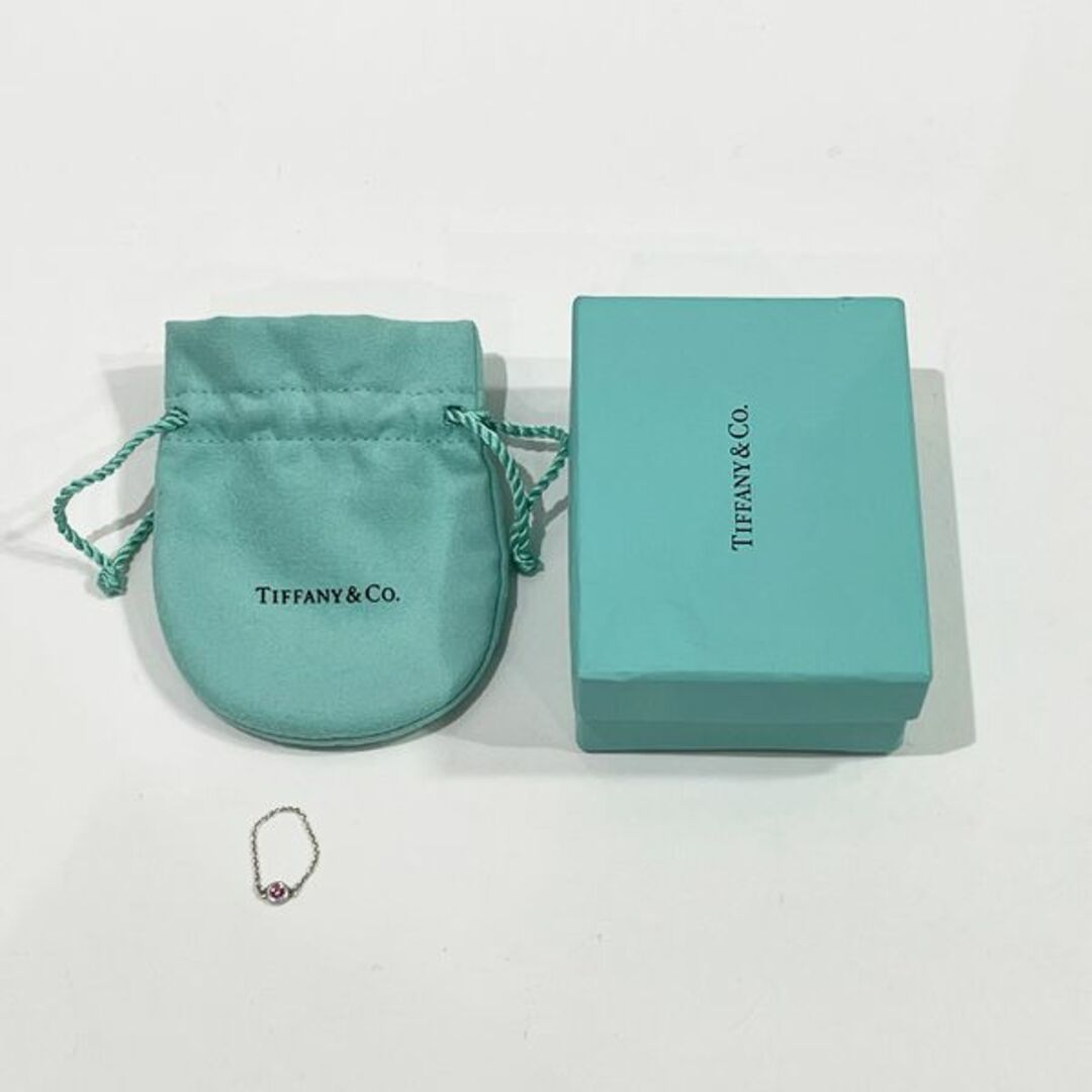 Tiffany & Co.(ティファニー)のTIFFANY&Co. バイザヤード ピンクサファイア リング・指輪 SV925 レディースのアクセサリー(リング(指輪))の商品写真