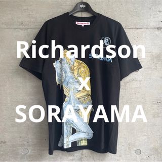 ボンジュールレコーズ(bonjour records)の美品 Richardson x SORAYAMA プリント半袖Tシャツ(Tシャツ/カットソー(半袖/袖なし))