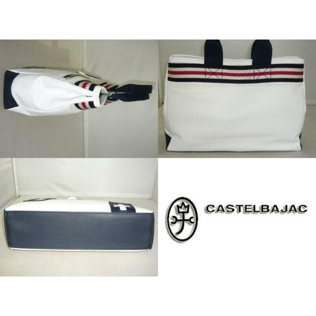 CASTELBAJAC(カステルバジャック)のカステルバジャック ミニトートバッグ パンセ 059511 シロ メンズのバッグ(トートバッグ)の商品写真