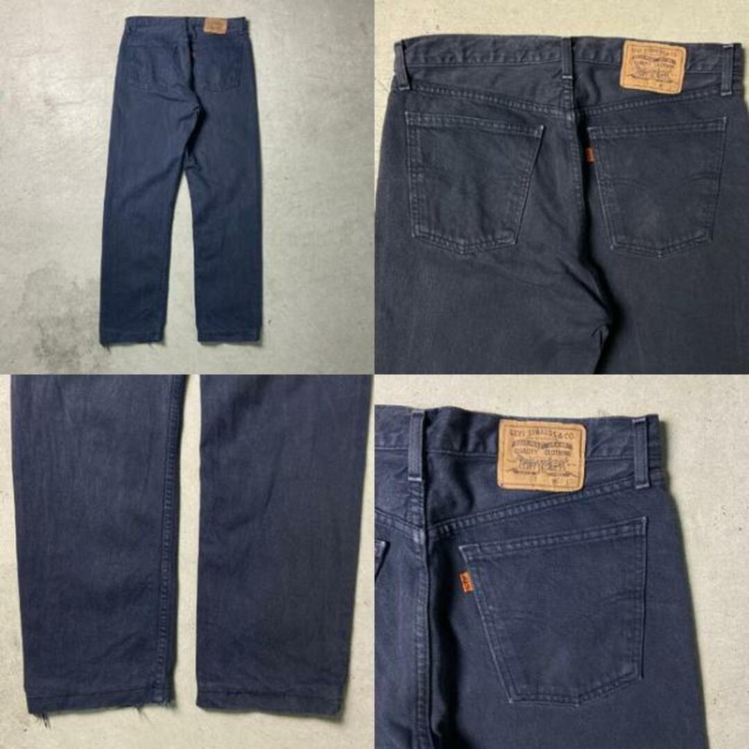 90年代 Levi's ユーロリーバイス 615 02 ワイドテーパードデニム カラーデニムパンツ メンズW36 レディース