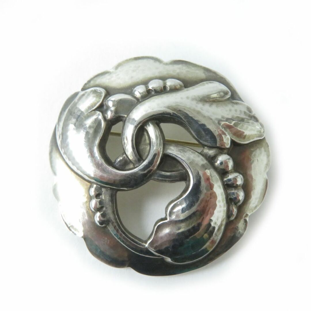 美品☆GEORG JENSEN ジョージジェンセン 20 SV925 リーフモチーフ