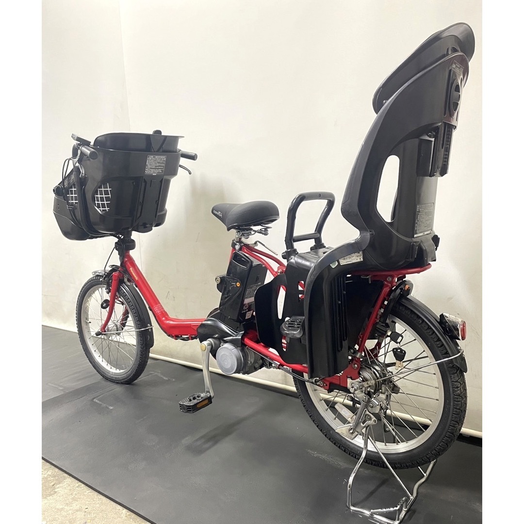 電動自転車 パナソニック ギュットミニ 20インチ 13.2ah パワフル 赤色