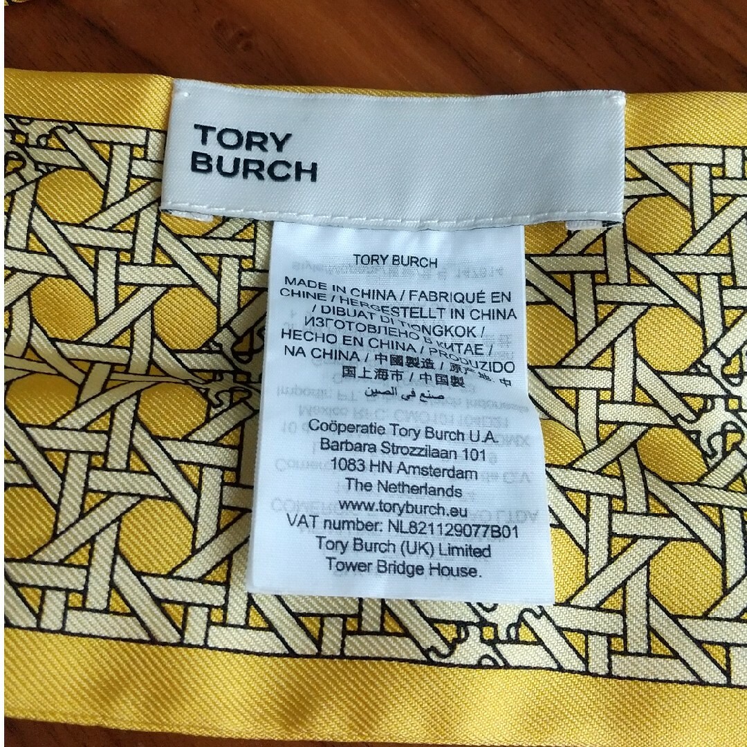 Tory Burch(トリーバーチ)の【TORY BURCH】バスケットウィーブ リボンタイ レディースのファッション小物(バンダナ/スカーフ)の商品写真