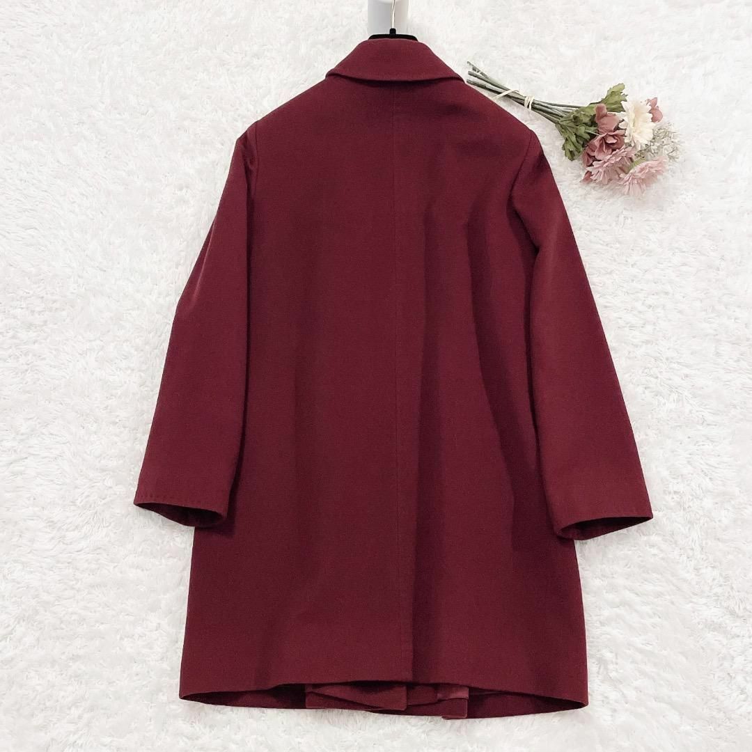leilian - 極美品◇Leilian◇カシミヤ100% ロングコート ボルドー 日本