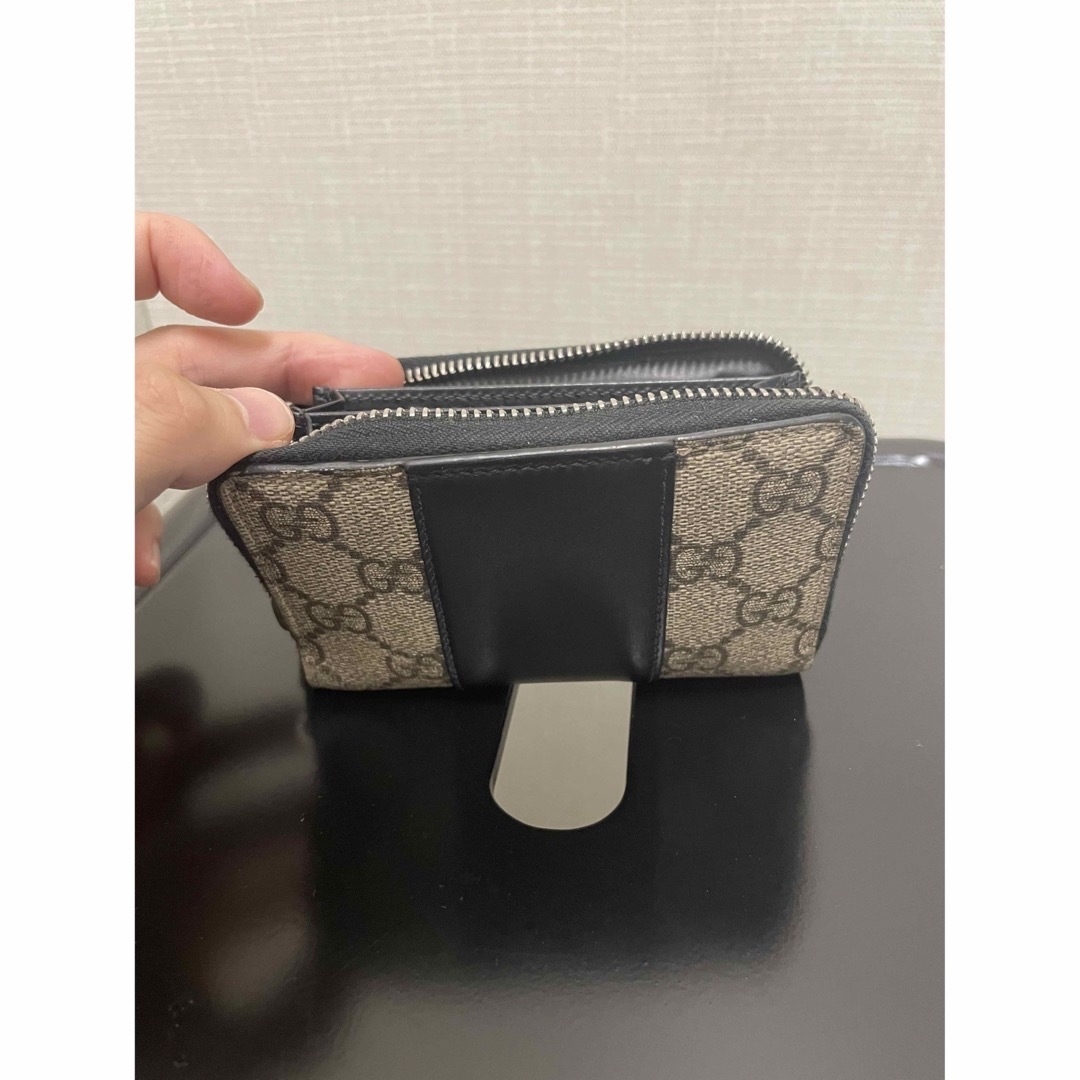 極美品 グッチ フラグメントケース シェリーライン コインカード